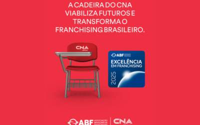 Pela 33ª vez consecutiva, CNA Idiomas recebe o Selo de Excelência em Franchising (SEF)